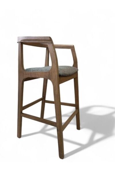 Gazzini Furniture Helsinki Ahşap Bar Sandalyesi