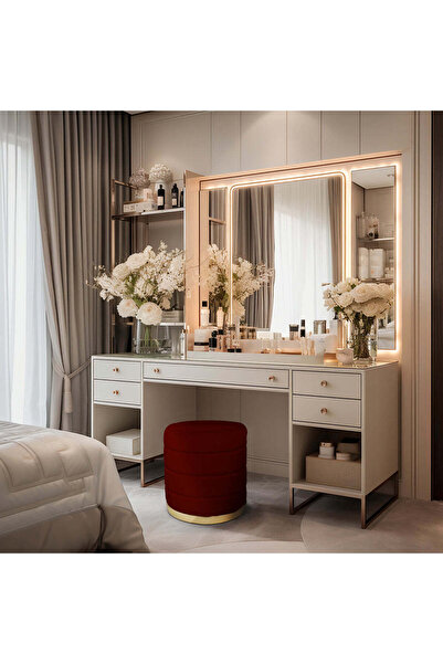 Gazzini Furniture Lungo Roller Gold Luxery Puf