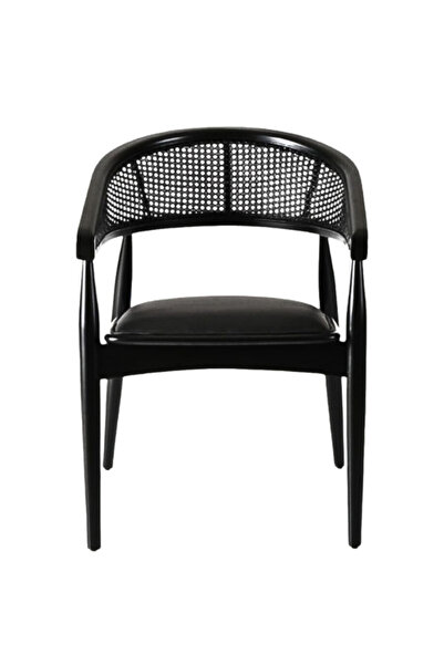 Gazzini Furniture Gazel Hasırlı Siyah Teddy Kumaş Hazeran Model Siyah Ahşap B...