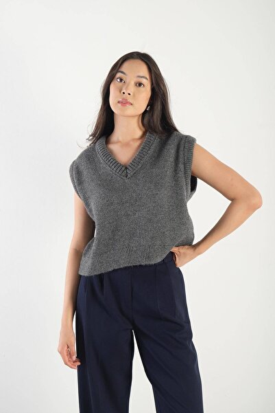 Addax V-Neck Knitwear Sweater S231011-C2