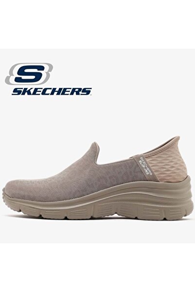 SKECHERS Fashion Fit Slip-İns 896414TK Günlük Kadın Spor Ayakkabı BEJ