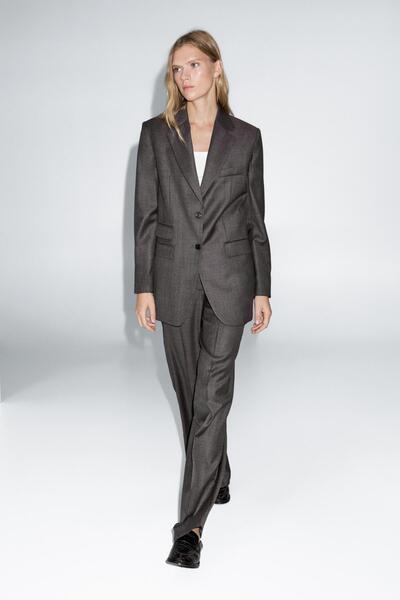 Massimo Dutti %100 yün klasik blazer