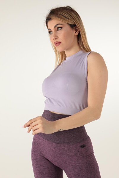 kingspearl Mio Studio Turtleneck Sports Crop Top