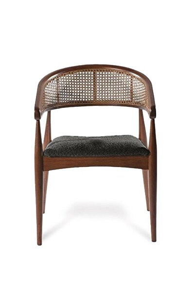 Gazzini Furniture Gazel Hazeranlı Ahşap Bohem Sandalye