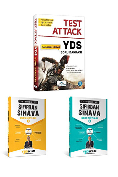 İrem Yayınları YDS Test Attack Soru Bankası YDS - YÖKDİL - YKSDİL Sıfırdan Sı...