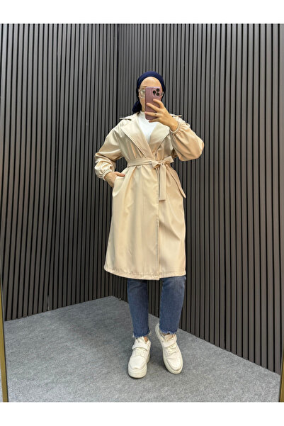 ENSA TESETTUR Belinay Trench Coat Black