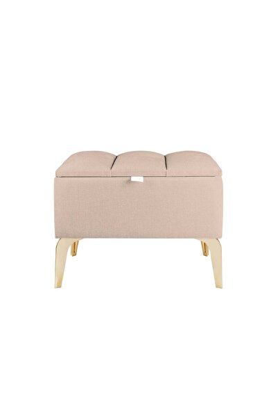 Gazzini Furniture Vetra Mini Gold Royal Sandıklı Dekoratif Puf