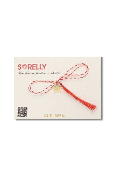 Bijuteria SORELLY Pandantiv Aur 14k Stea 1 cm