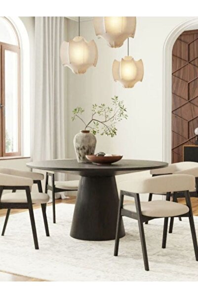 Gazzini Furniture Hemera Ahşap Yemek Masası 110x110