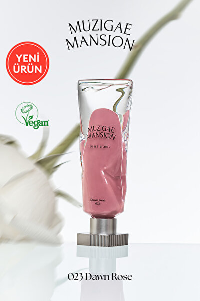 Muzigae Mansion Gül Özlü, Kadife Bitiş Sunan, Nemlendirici ve Kalıcı Tint MUZ...