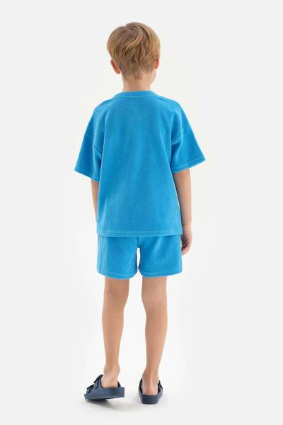 Dagi Μπλε μπλουζάκι με λαιμόκοψη για αγόρια