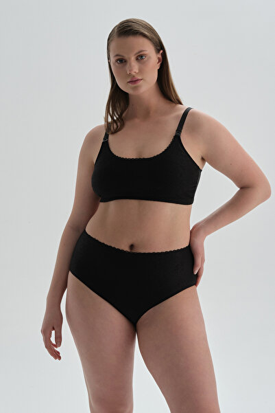 Dagi Chiloți de maternitate negri fără cusături