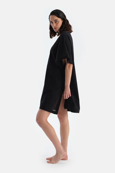 Dagi Black Short Sleeve Dress