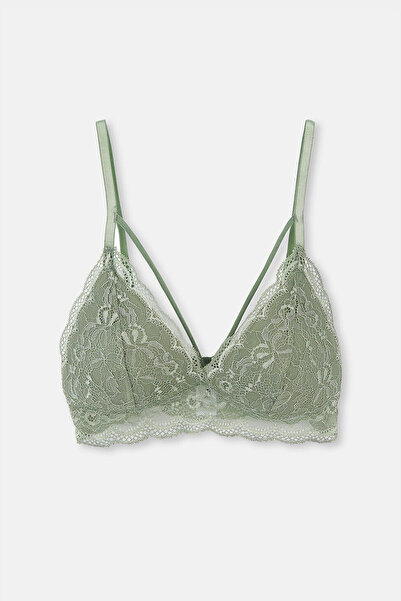 Dagi Sutien bustieră fără cupă cu sârmă verde