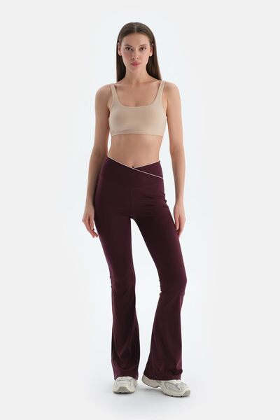 Dagi Women's Side Supported Sports Bra with Thin Straps