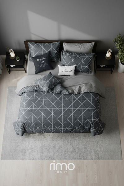Rimo Home Tek Kişilik Çift Taraflı Nevresim Takımı