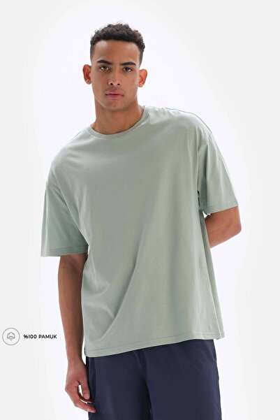 Dagi Μπλουζάκι με στάμπα ανδρικού αγώνα τένις Mint Green