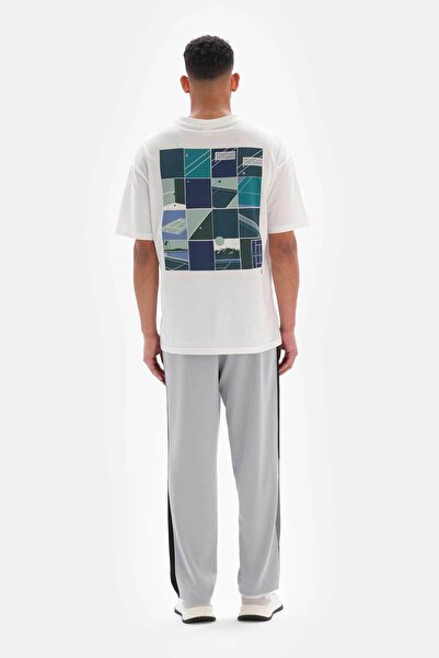 Dagi Light Gray Men's Sweatpants Cupro