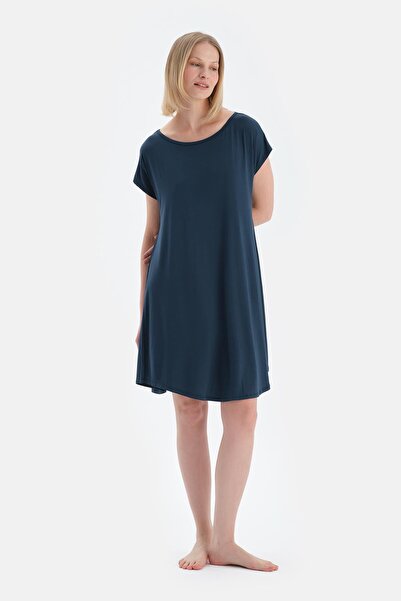 Dagi Indigo Cool Touch Crew Neck Short Sleeve Nightgown