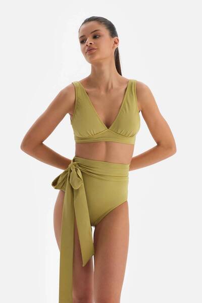 Dagi Pistachio Green High Waist Bottom