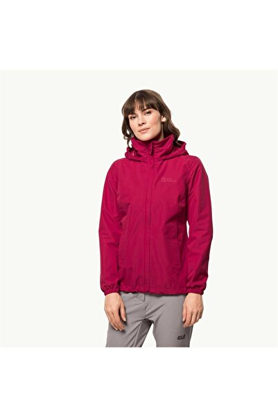 Jack Wolfskin Stormy Point 2L JKT Γυναικείο Μπουφάν 1111202-2160 Cranberry