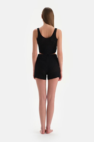 Dagi Siyah Kısa Şort