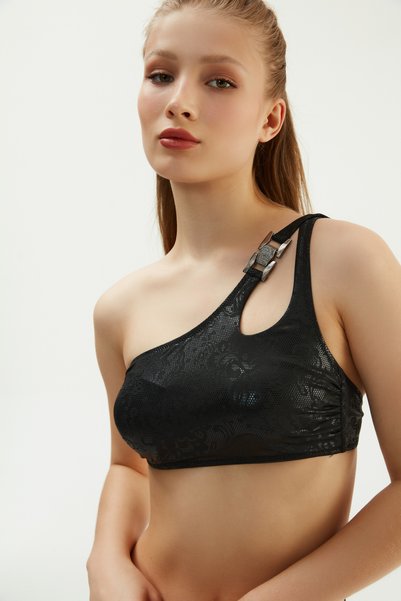 Eros Black 2012Esbk One Shoulder Bikini Tk