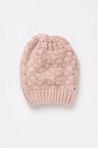 Dagi Powder Dga1521 Плетена шапка за момичета - Powder