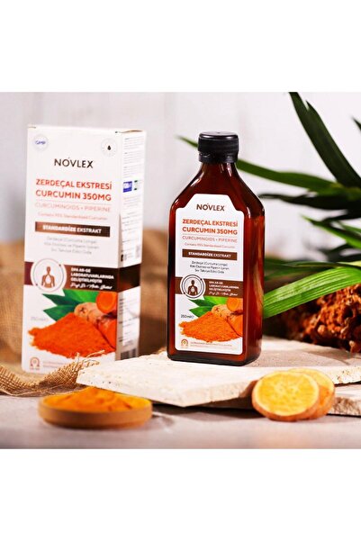 novlex ® Zerdeçal - Curcumin (Turmeric) ve Piperin Ekstraktı (Ekstresi) İçeren Sıvı Takviye Edici Gıd