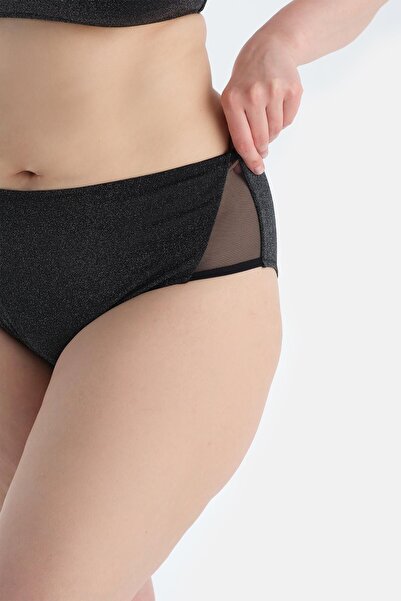 Dagi Siyah Yüksek Bel Bikini Alt