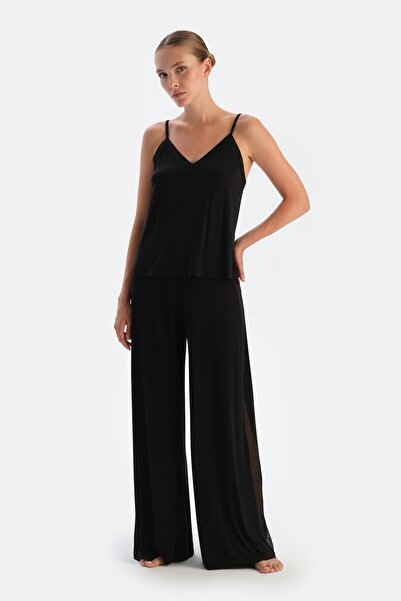 Dagi Siyah Basic Ince Askılı Atlet