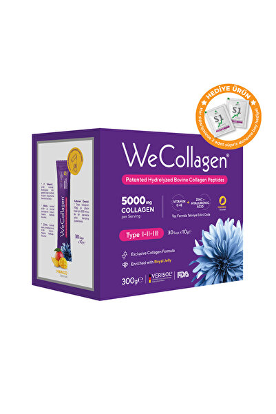 WECOLLAGEN ® Tip 1-2-3 Toz Kolajen Saşe 30x10gr