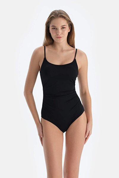 Dagi Costum de baie compact corset negru