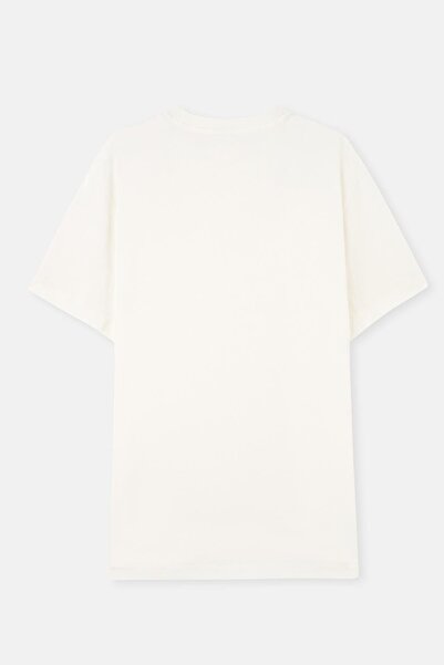 Dagi Crew Neck White Short Sleeve Supima T-Shirt