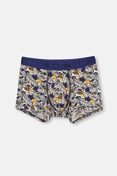 Dagi Boxer cu model albastru bleumarin