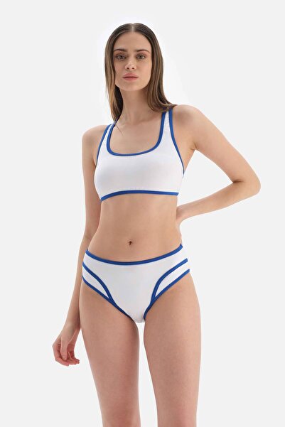 Dagi Top de bikini bralette alb Sax