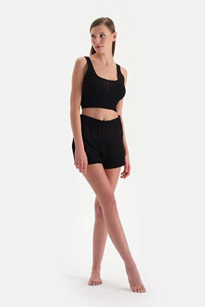 Dagi Siyah Kısa Şort