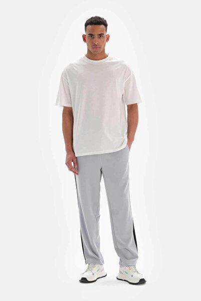 Dagi Light Gray Men's Sweatpants Cupro