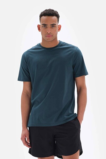 Dagi Ανδρικό μπλουζάκι με στάμπα Petrol Active Petrol Drop Shot