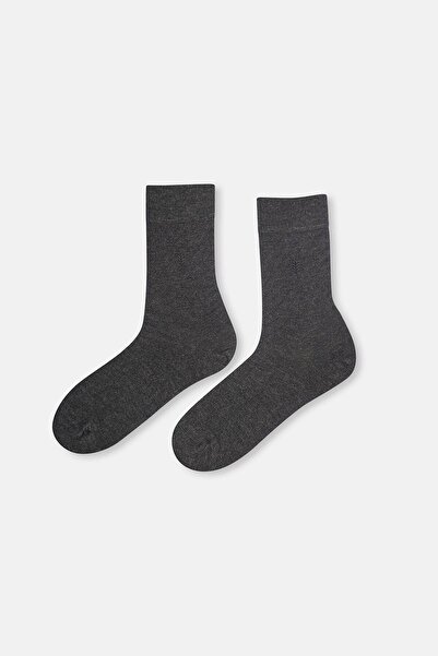 Dagi Men's Bamboo Leaf Patterned Smoked Socks