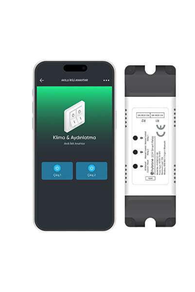 Hybrone Akıllı Wi-Fi İkili Kuru Kontak Röle