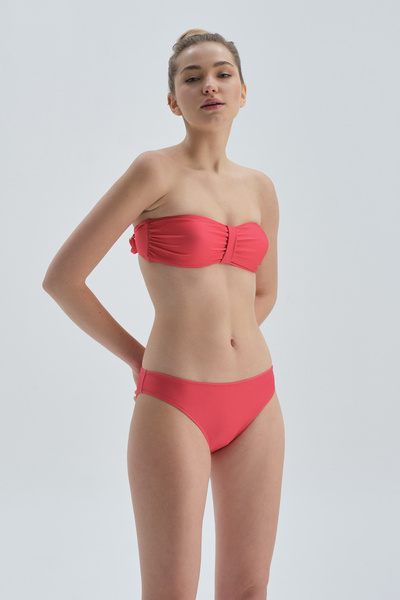 Dagi Red Normal Waist Bikini Bottom