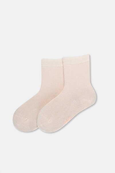 Dagi Ecru Girl's Modal Socks 2 Pieces