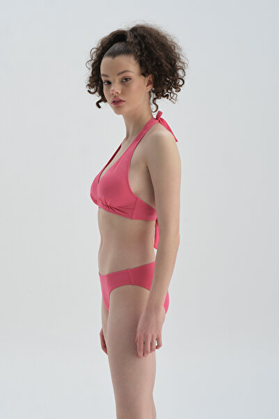 Dagi Fukszia normál derekú bikini alsó