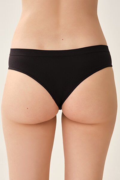 Dagi Black Seamless Thong