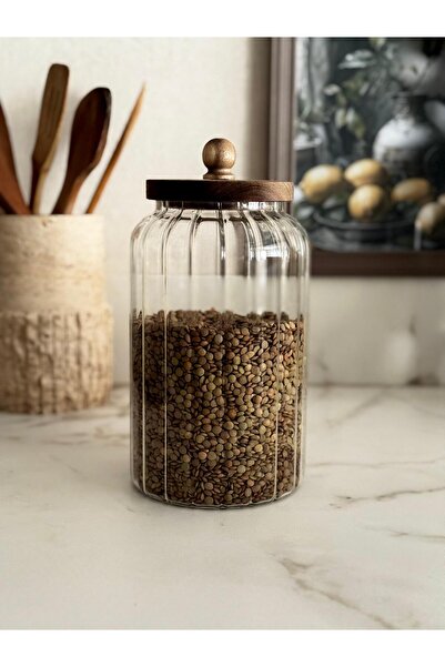 Vetro Acacia Glass Jar with Lid 2800ml