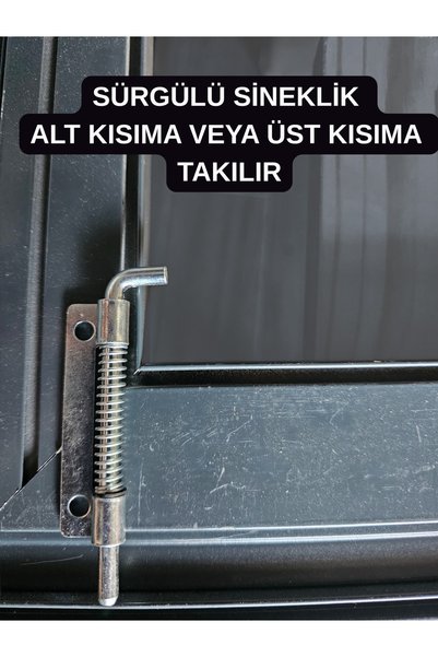 PATİDOOR Spring Bolt Lock / Sliding Screen Door Lock