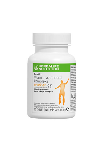 Herbalife Formula 2 Vitamin and Mineral Complex 60 Tablets for Men