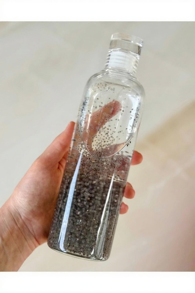 Vovo Concept Kapaklı Cam Matara 500ml