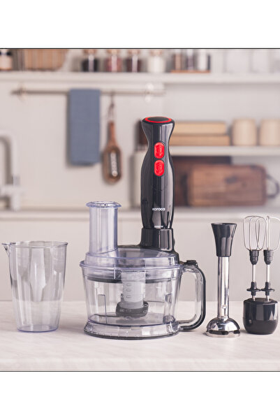 Karaca PRO 2000W Turbo fonksiyon-Çift taraflı Paslanmaz Çelikbıçak Buz Kırma Doğrayıcı Mutfak Robotu